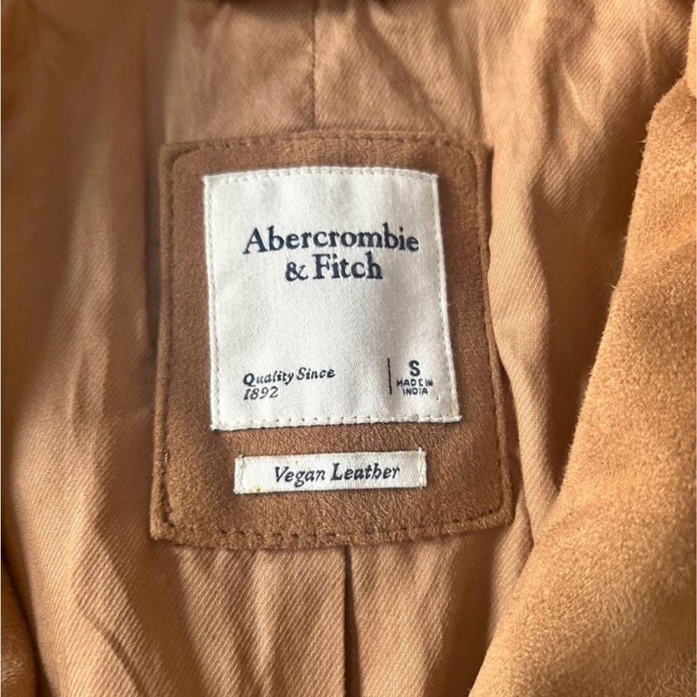 Faux suede motorcycle jacket